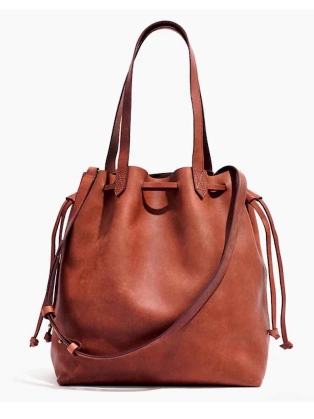 Madewell Drawstring Transport Tote with Crossbody Strap